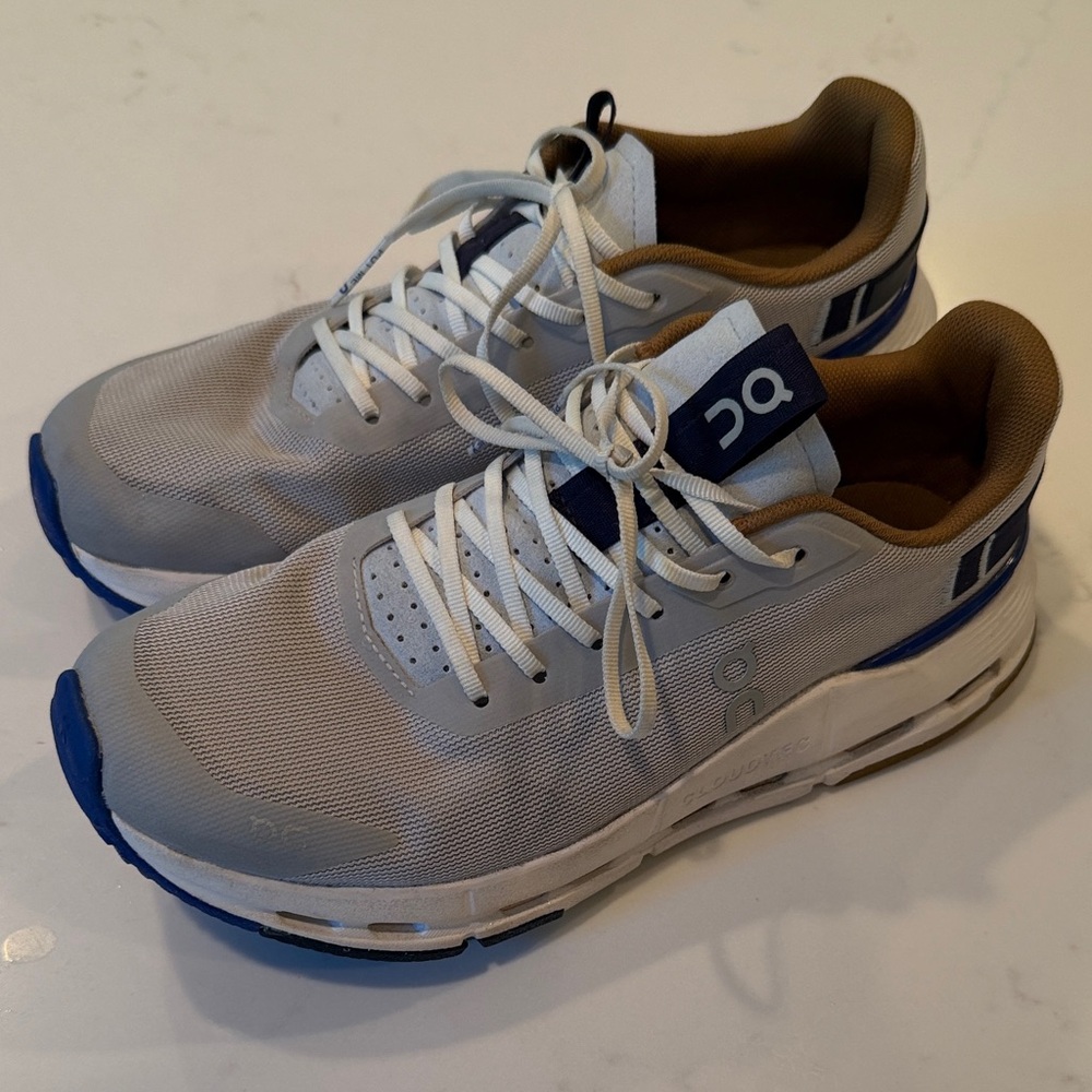On Running women’s  Gray and Blue Athletic Shoes